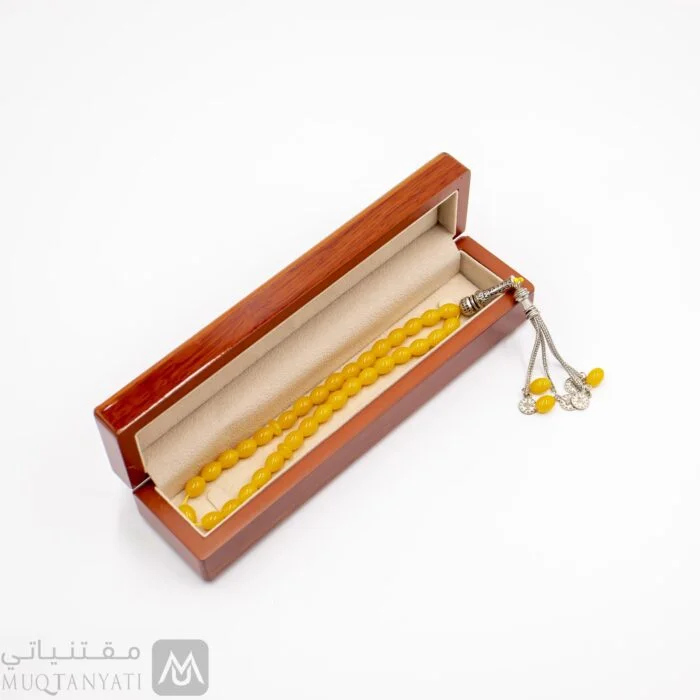 سبحة رجالية عقيق اصفر مقتنياتي 2