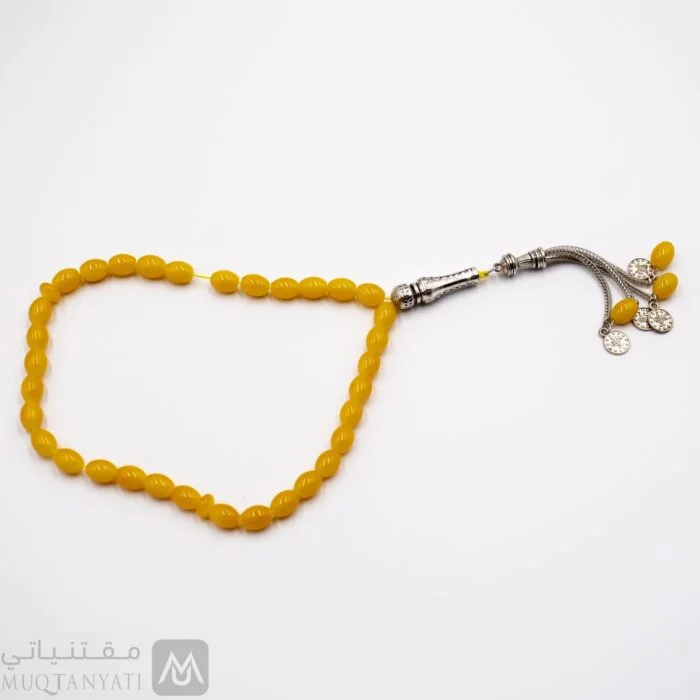 سبحة رجالية عقيق اصفر مقتنياتي 4