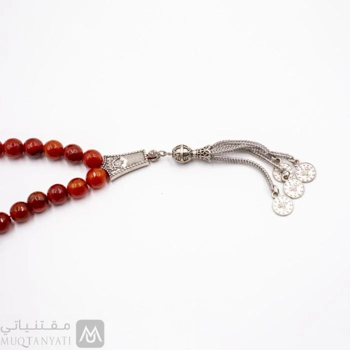 سبحة رجالية عقيق احمر مقتنياتي 4