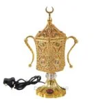 مبخرة عود بخور كهربائية مبخرة عربية ذهبي – WF-107 مقتنياتي 4