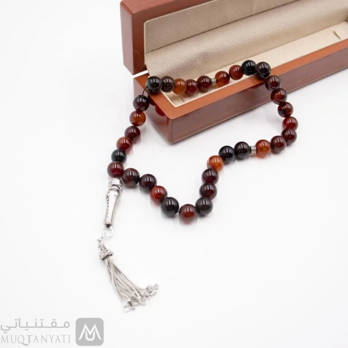 سبحة رجالية عقيق مقتنياتي 5