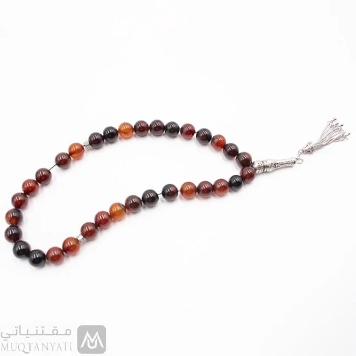 سبحة رجالية عقيق مقتنياتي 6