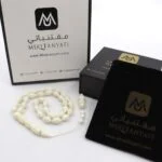 سبحة عظم جمل لون ابيض مقتنياتي 9