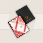 شماغ مهدب احمر ماركة لويس تشارد مقتنياتي 9